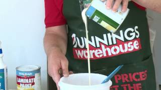 How To Paint Laminate Cabinets - DIY At Bunnings