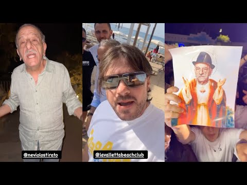 Filippo Chamgne e Nevio lo stirato lasciano a malincuore La Valletta dopo una serata in gaina 🍾