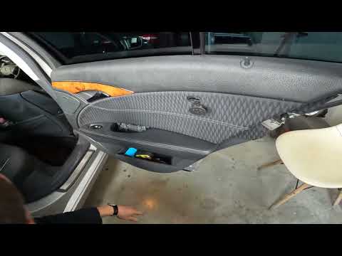How To Remove Rear Door Panel / Removal Mercedes-Benz E-Class W211 2002-2009