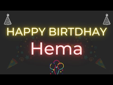 Happy Birthday to Hema - Birthday Wish From Birthday Bash