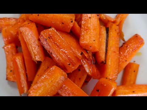 How To Make Honey Roasted Carrots | Honey Glazed Carrots