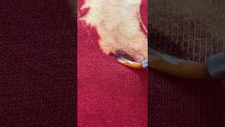 FIRST time doing DIY bleach art! 🔥 #shorts