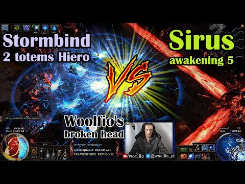 Stormbind vs Sirus (Awakening 5) - Path of Exile (3.10 Delirium)