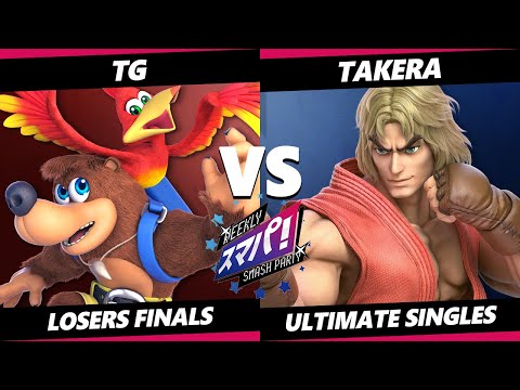 Sumapa 96 Losers Finals - takera (Ken) Vs. TG (Banjo Kazooie) Smash Ultimate - SSBU