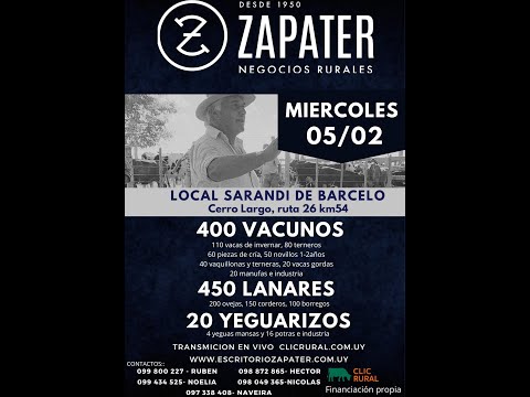 05/02/2025   Feria en Local Sarandi de Barcelo  - Escritorio Zapater