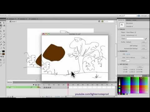 Adobe Flash Basics How to Animate Camera Moves in your Cartoon