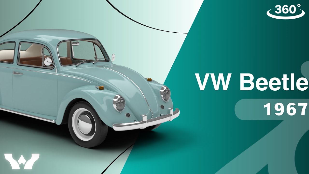 Volkswagen Beetle Type 1 1200 1965 3D Model