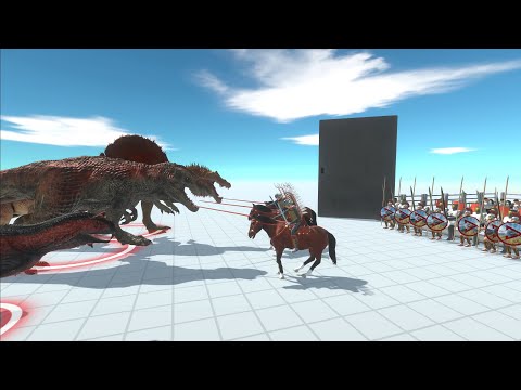 Dinosaurs VS Ancient- Modern Humans ► Animal revolt battle simulator