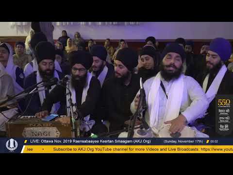 007 Ottawa Nov. 2019 Saturday Evening - Bhai Rajbir Singh Jee Amritsar