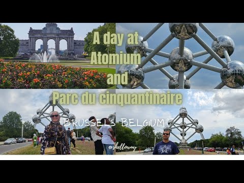 Um dia em Bruxelas, Bélgica|Atomium|Parc du Cinquantinaire|Viagem para Bruxelas, Bélgica