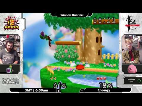Smash 64: SMT | 6:00am (Link) V Spongy (Kirby) - Shattered 109 Tournament SSB64