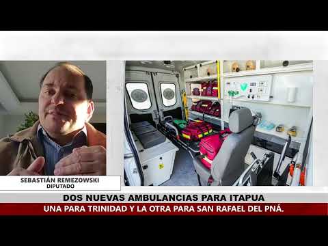 ITAPÚA RECIBIRÁ DOS NUEVAS AMBULANCIAS PARA TRINIDAD Y SAN RAFAEL DEL PARANÁ