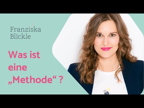 Was ist eine „Methode“ im Workshop?