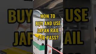 Japan Rail Pass Explained: How to Use JR Pass on Shinkansen Train #japan #howto #shorts #reels