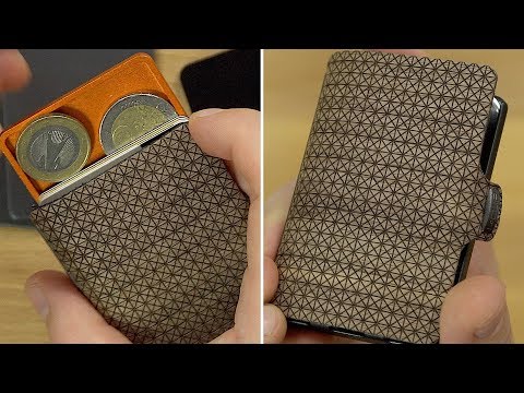 Wow—what a design! I Clip "ARTIS" + RFID Shield & Coin Pocket // Slim Wallet // GERMAN