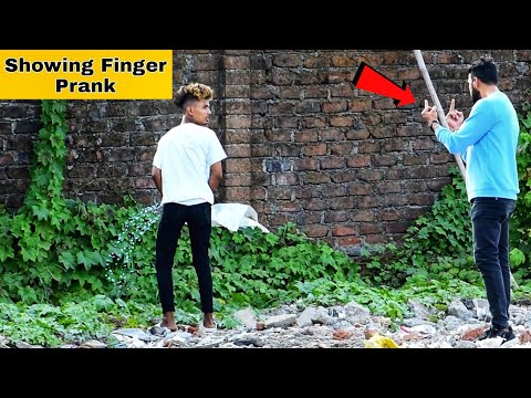 Showing Finger Prank | Part 7 | Prakash Peswani |