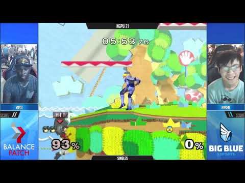 NGPU 22 SSBM - Yasu (Marth) vs. Rasen (Sheik) - Melee WR3