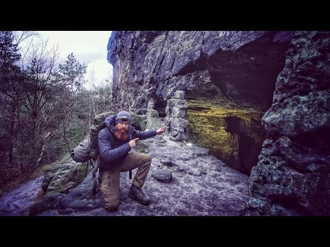ÜBERNACHTUNG in HÖHLE mit neuer Ausrüstung - Biwaksack Defense 4 Overnighter Biwak | Fritz Meinecke
