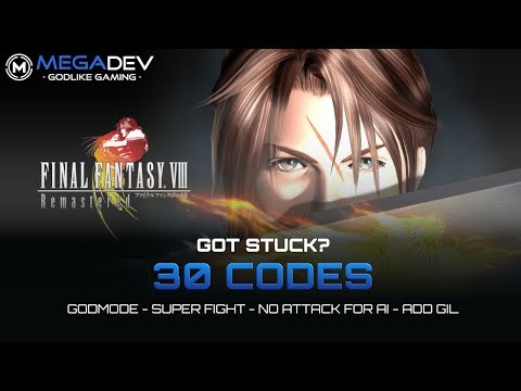 FINAL FANTASY VIII - REMASTERED Cheats: Godmode, OHK, Super Fight, ... | Trainer by MegaDev