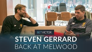 Gerrard back at Melwood with Klopp, Carol & Caroline  | THIS IS MELWOOD - Presented by BetVictor