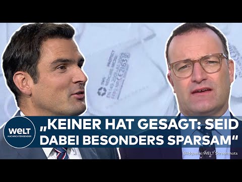 CORONA: Masken-Preise! "Ja, war es sehr teuer" – Jens Spahn verteidigt überhöhte Ausgaben