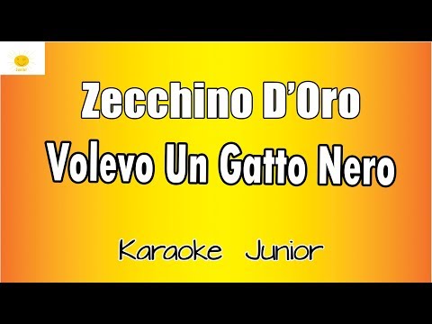 Zecchino d'Oro - Volevo un gatto nero (versione Karaoke Academy Italia)