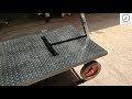 Heavy Duty Platform Trolley 2 Ton Capacity Material Handling Equipments