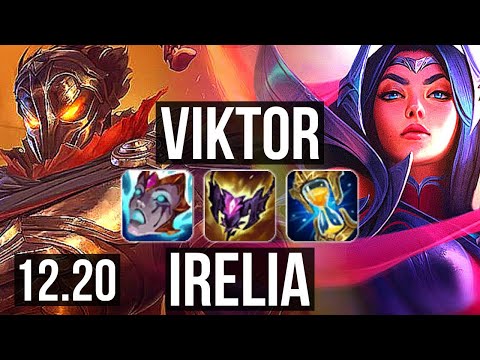 VIKTOR vs IRELIA (MID) | 10/1/7, Godlike, 300+ games | KR Master | 12.20
