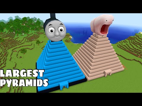 I found PYRAMID TEMPLE OF WORM AND THOMAS in Minecraft - Gameplay - Coffin Meme