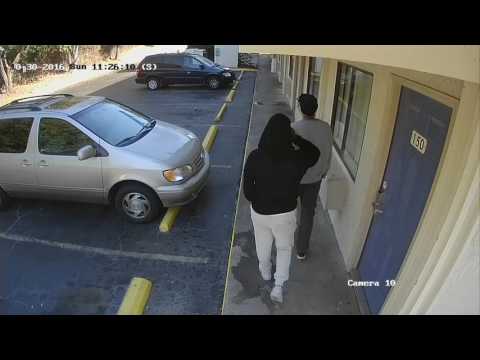 Motel 6 Oct 30 shooting surveillance