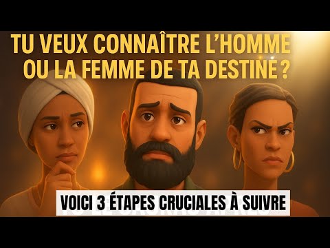 3 ÉTAPES POUR QUE DIEU TE MONTRE L’HOMME OU LA FEMME DE TA DESTINÉE