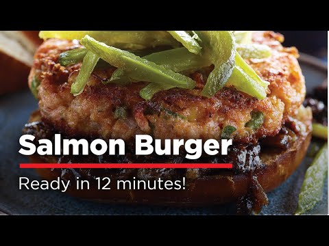 H-E-B Salmon Burger Grilling Tutorial