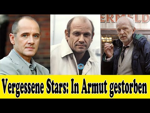 16 deutsche Schauspieler starben in Armut und wurden vergessen.😢
