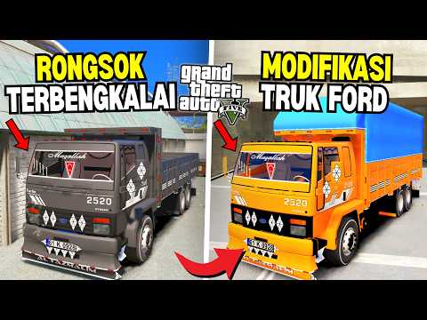 Aku Menemukan Truk Ford Turbo Langka Rongsok Terbengkalai di Kota - GTA 5 MOD