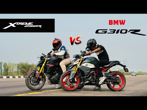 Thumbnail for 2025 Xtreme 250R vs Bmw G310R Drag race 😱 by BMW G310R