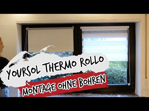 Yoursol Easyfix Thermorollo befestigen ohne bohren | Montageanleitung | markenbaumarkt24
