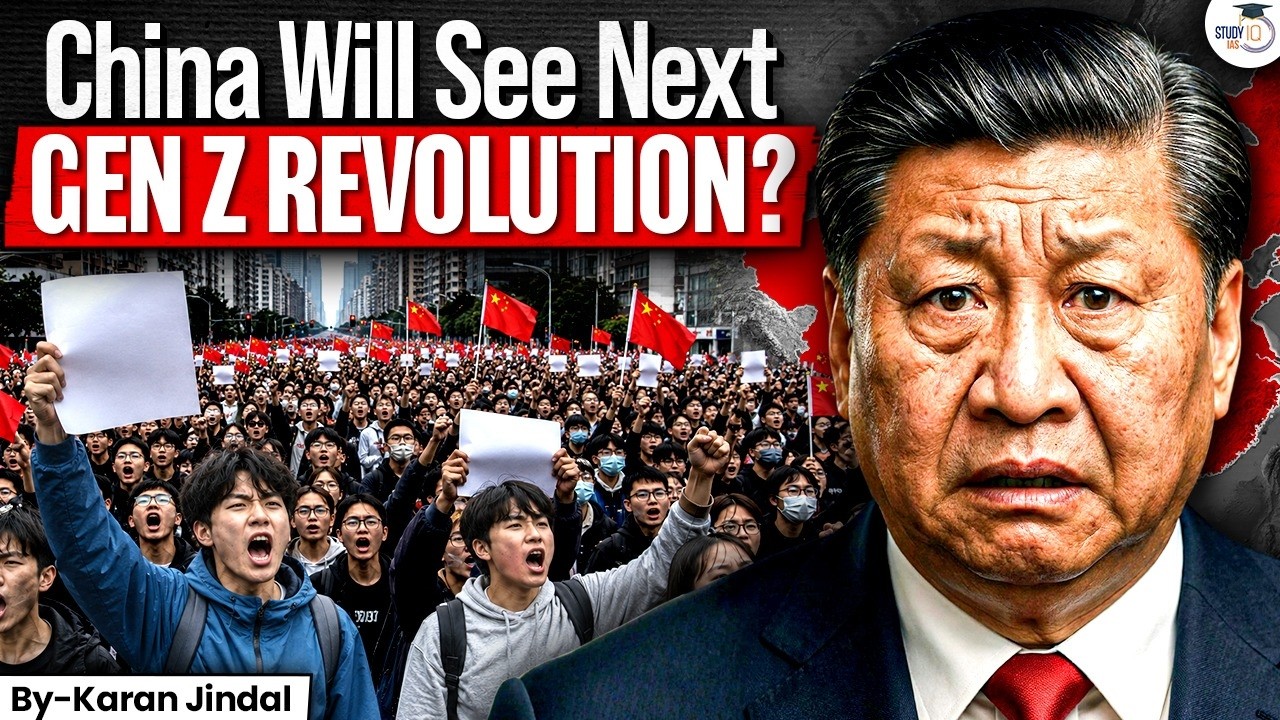 Can China's Gen Z Challenge Xi Jinping? | Is a New Revolution Brewing? | StudyIQ IAS