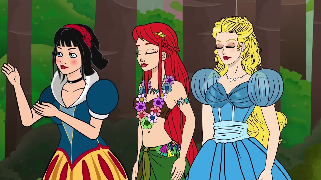 Rapunzel | Série Episódio 4 - A reunião das Princesas  | Desenho animado com Os Amiguinhos