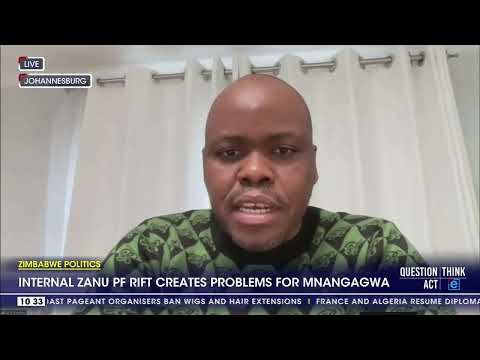 Zimbabwe Politics Internal Zanu PF rift creates problems for Mnangagwa