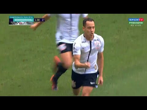 Gol de Rodriguinho - Palmeiras 0 x 1 Corinthians - Campeonato Paulista 2018