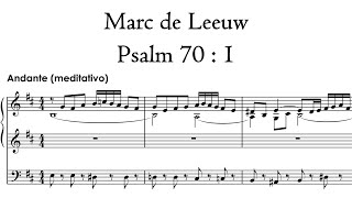 De Leeuw - Psalm 70, Andante meditativo - Walcker/Eule organ, Annaberg, Hauptwerk
