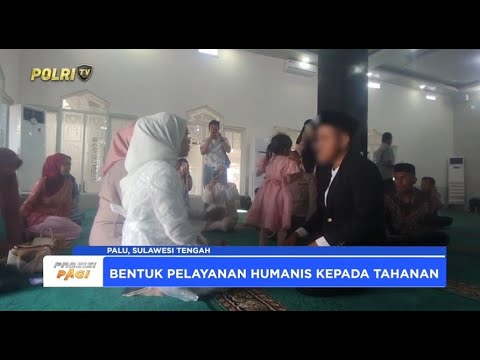 BENTUK PELAYANAN HUMANIS, POLDA SULTENG FASILITASI PERNIKAHAN TAHANAN