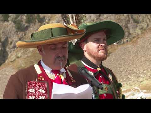 Denkmal zur Mitte Tirols Latzfonser Kreuz - Pietra miliare Santa Croce di Lazfons