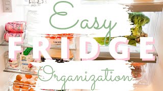 Easy Fridge Organization 2021! Organize in the New Year With me