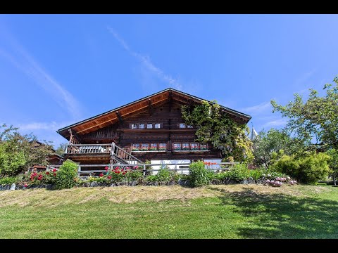 SOLD / VENDU - 18th Century Majestic Chalet in Gryon, Swiss Alps #svendutoit #sothebysrealty #gryon