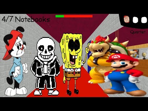 Wakko warner's basics in how to be silly and cool v2  - Baldi's Basics V1.4 Mod