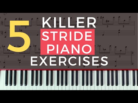 5 Killer Stride Exercises [Jazz Piano Tutorial]