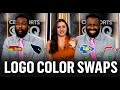 NFL Logo Color Swaps For EVERY TEAM & EVERY GAME In Week 18 I CBS Sports