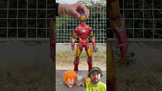 Achei a cabeça certa do boneco do homem de ferro #shorts #ironman