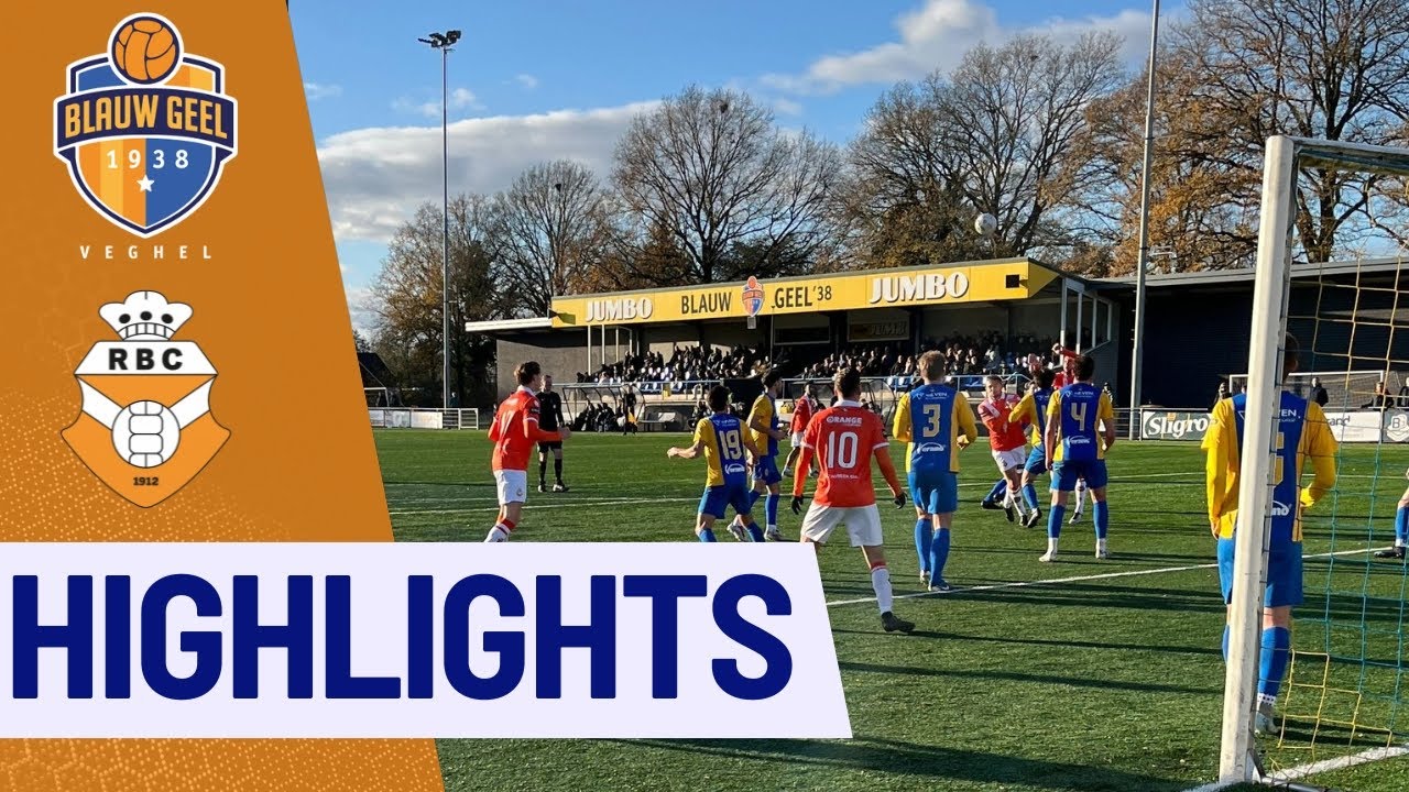 Blauw Geel vs Roosendaal Goals and Highlights Season 2025/2026